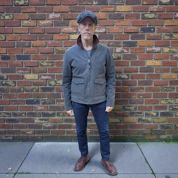 Iron & Resin Navigator Jacket Waxed Canvas 1st Generation Charcoal Grey Large - Picture 1 of 16